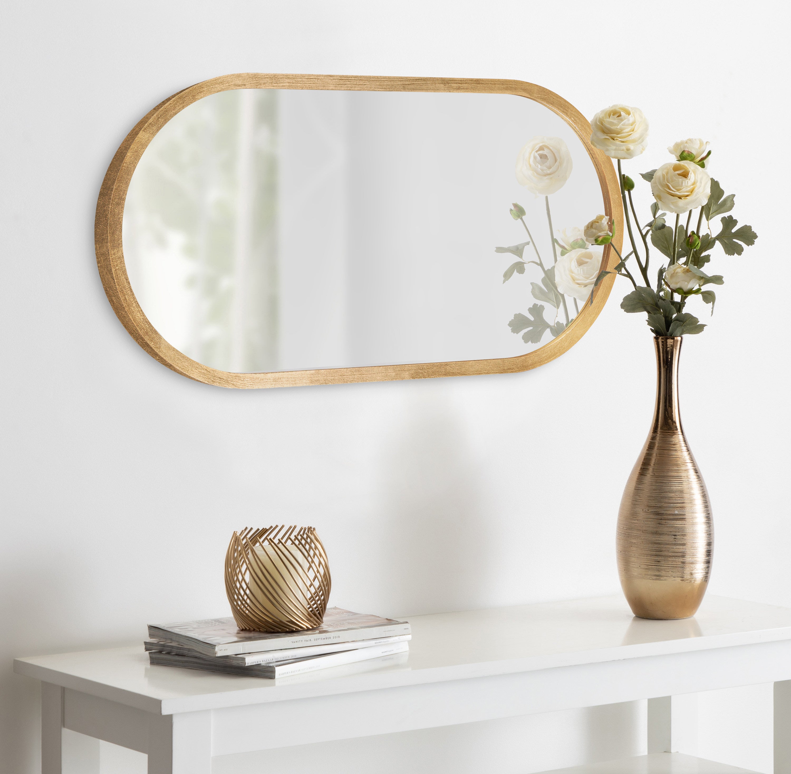 Capsule Mirror Gold 12x24 7