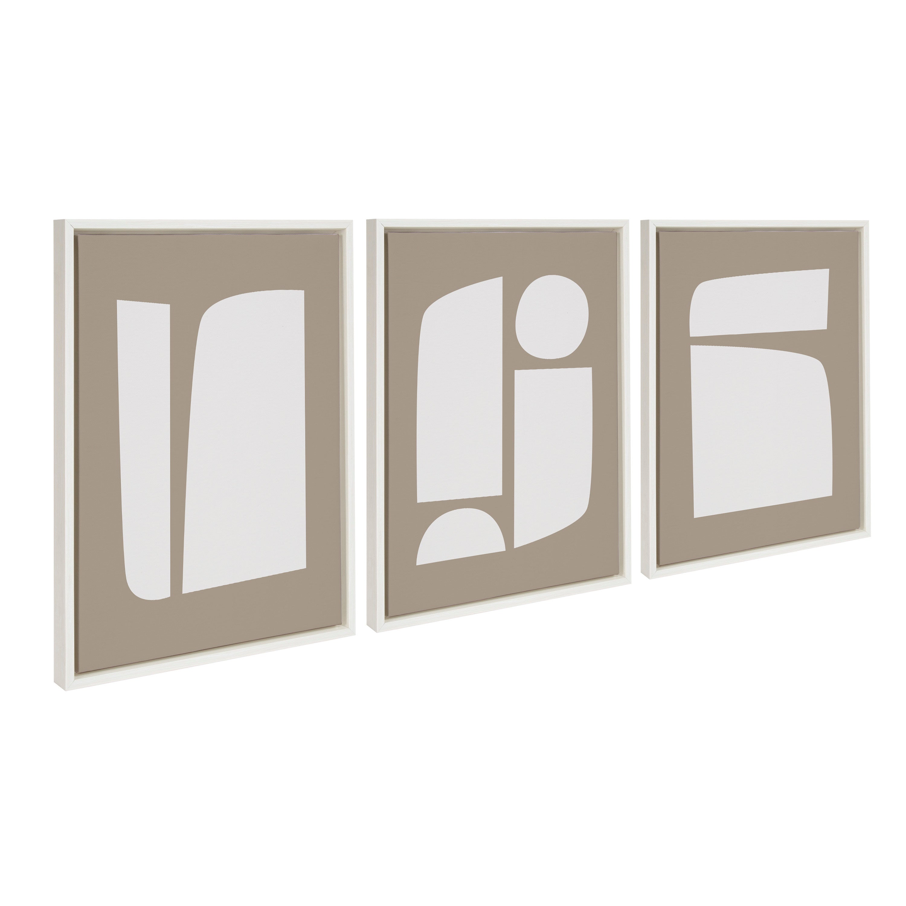 Art Set 3 Piece Set 18x24 Sylvie White 1