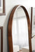 Arch Mirror Walnut Brown 24x32 7