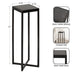 Drink Table Black 7x7x21 2