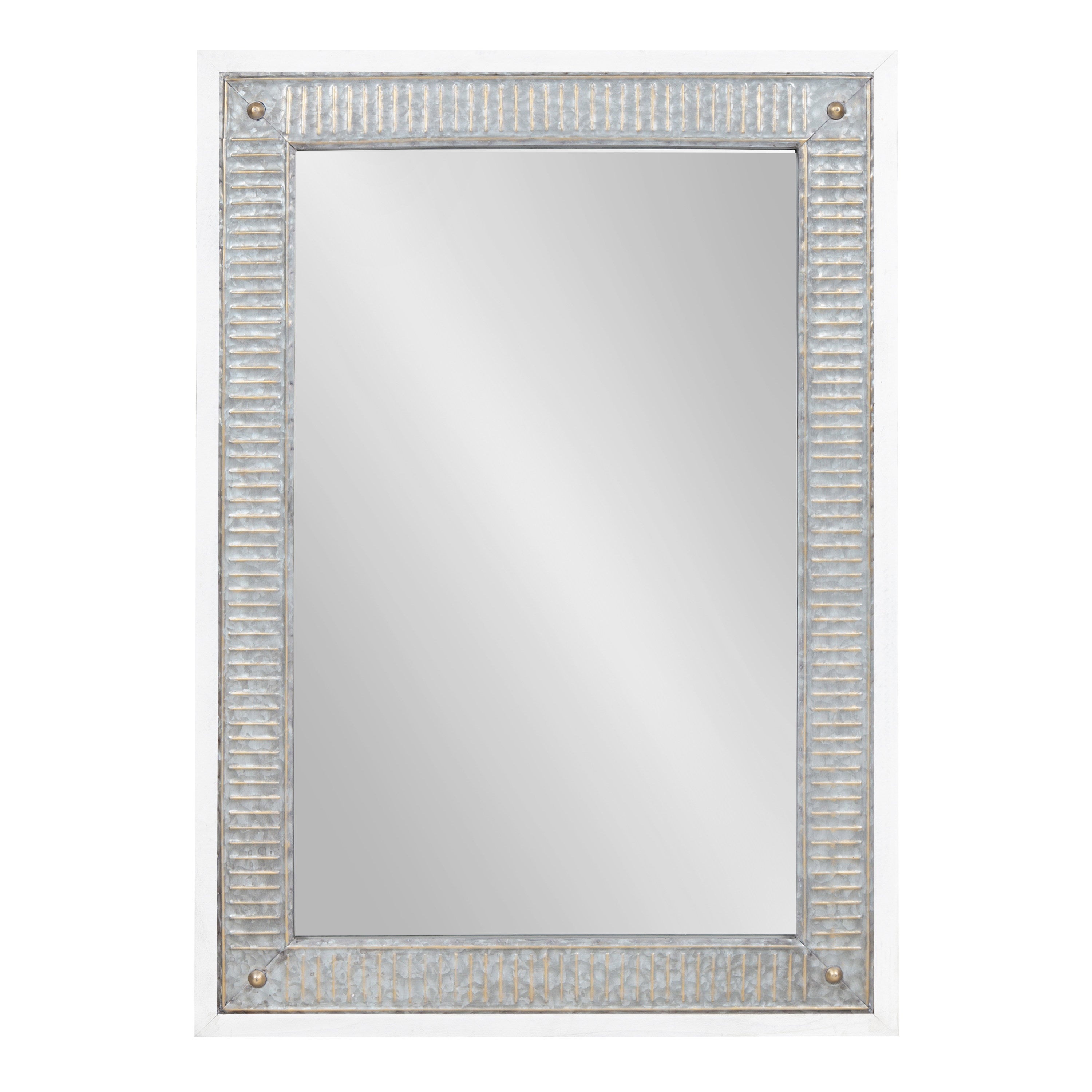 Rectangle Mirror 27x39 White 2
