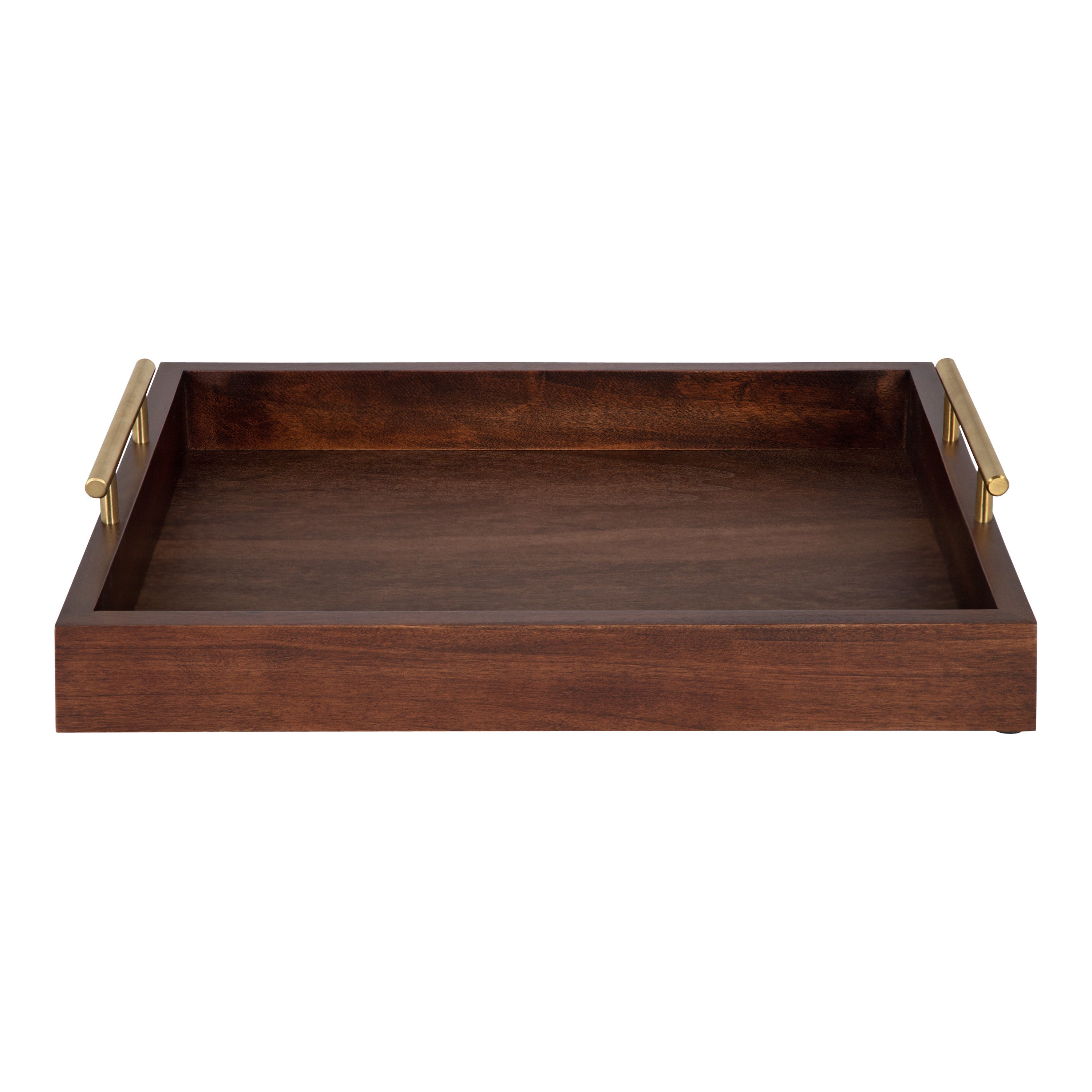 Single Tray Walnut Brown 17x13 2