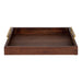 Single Tray Walnut Brown 17x13 2