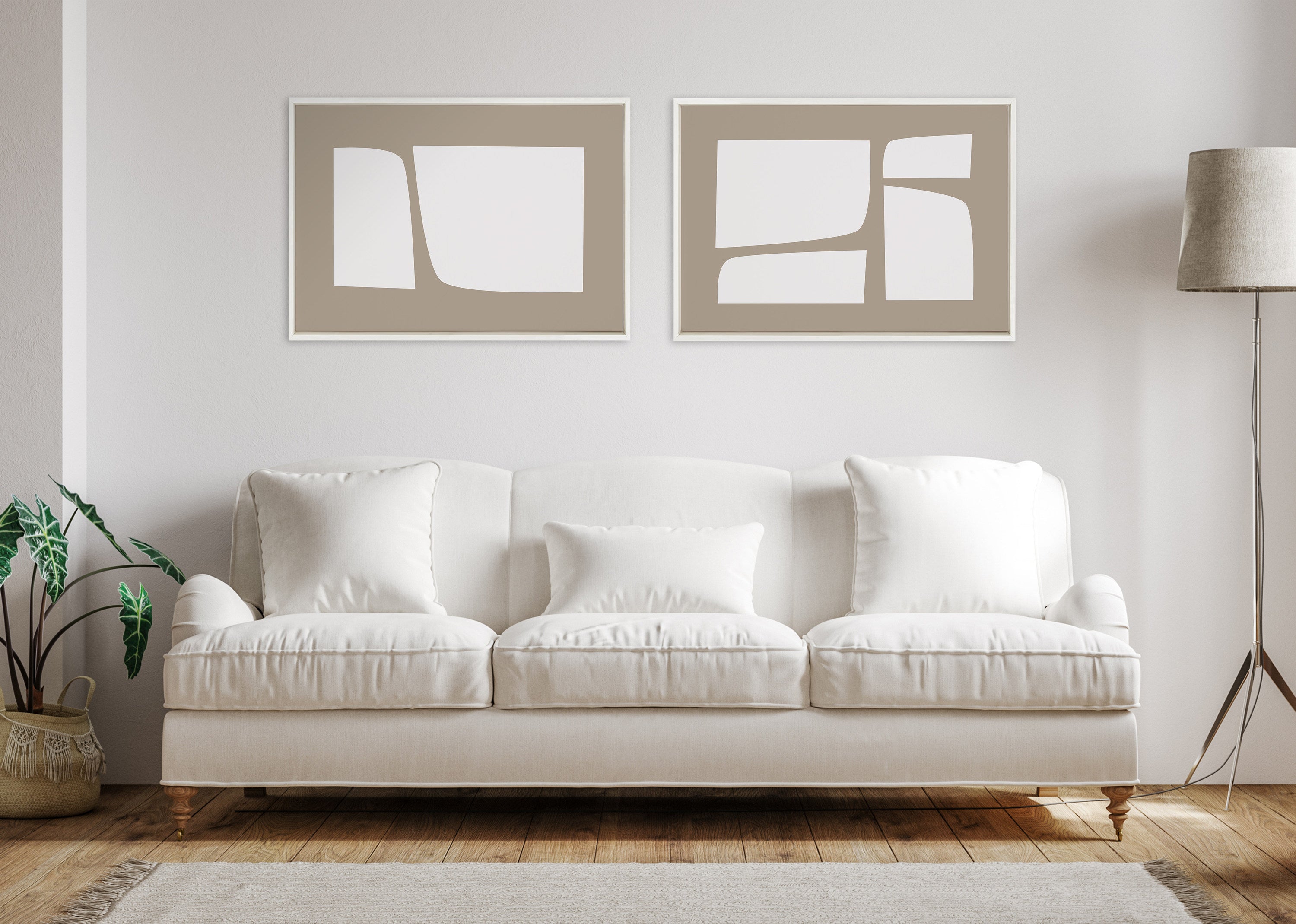 Art Set 2 Piece Set 23x33 Sylvie White 6