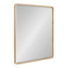 McLean Wood Radius Rectangle Wall Mirror
