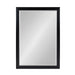 Rectangle Mirror Black 27.5x39.5 1