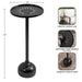 Drink Table Black 10x10x23 2