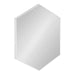 Hexagon Mirror White 22x31 1
