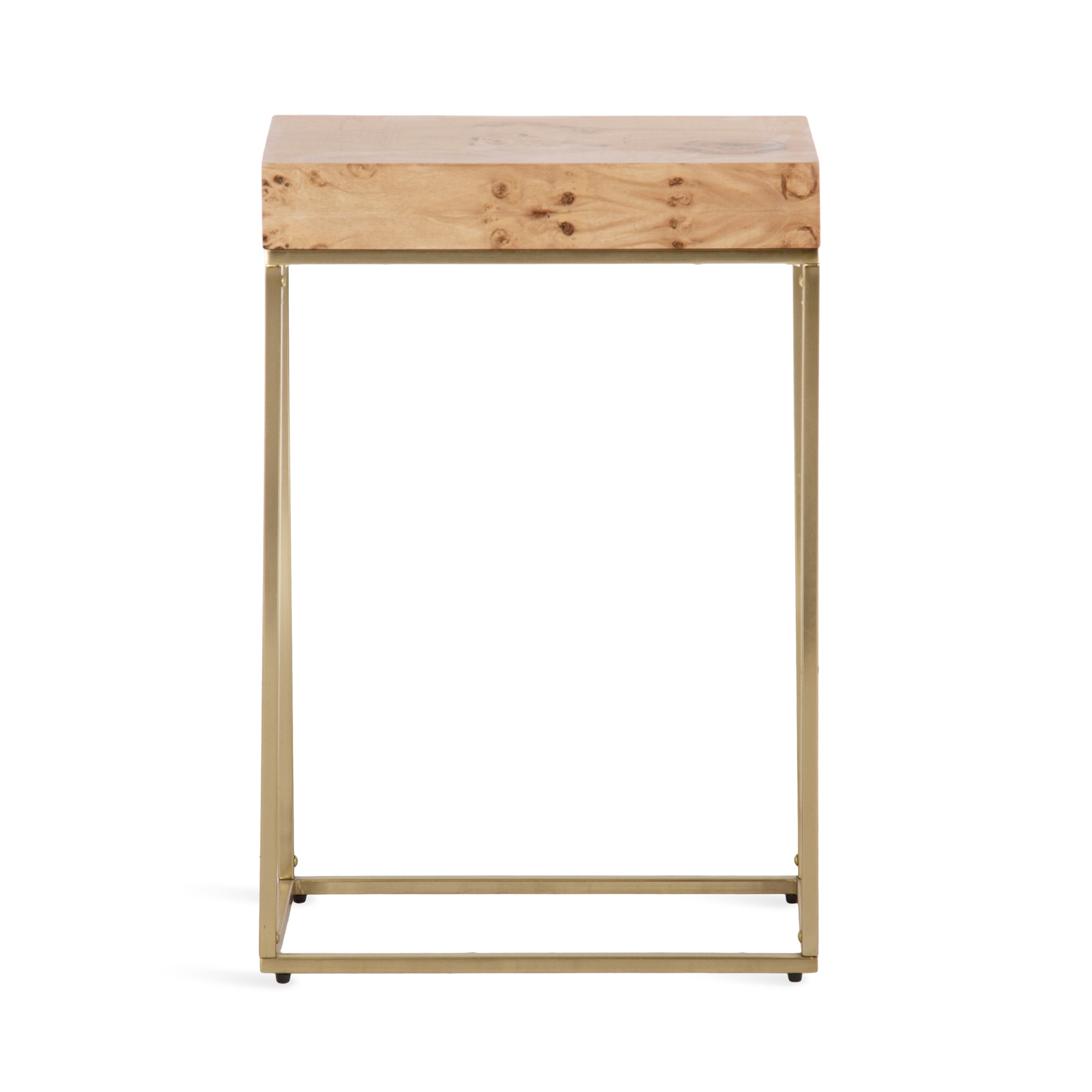 Side Table Gold 16x8x24 5
