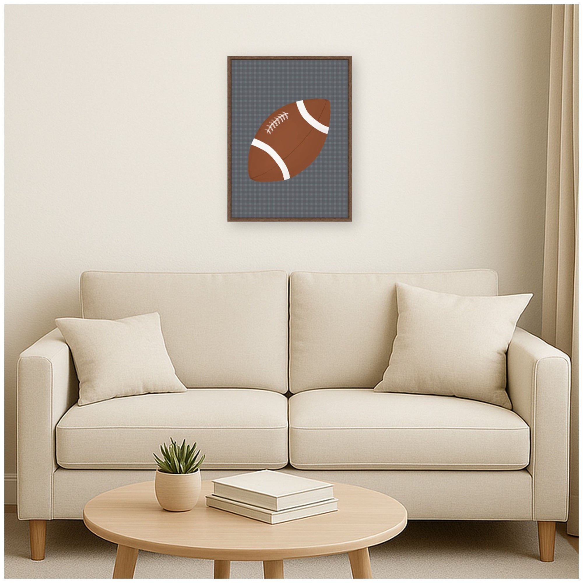 Framed Canvas 18x24 Sylvie Walnut 5