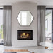 Hexagon Mirror Black 30x30 7