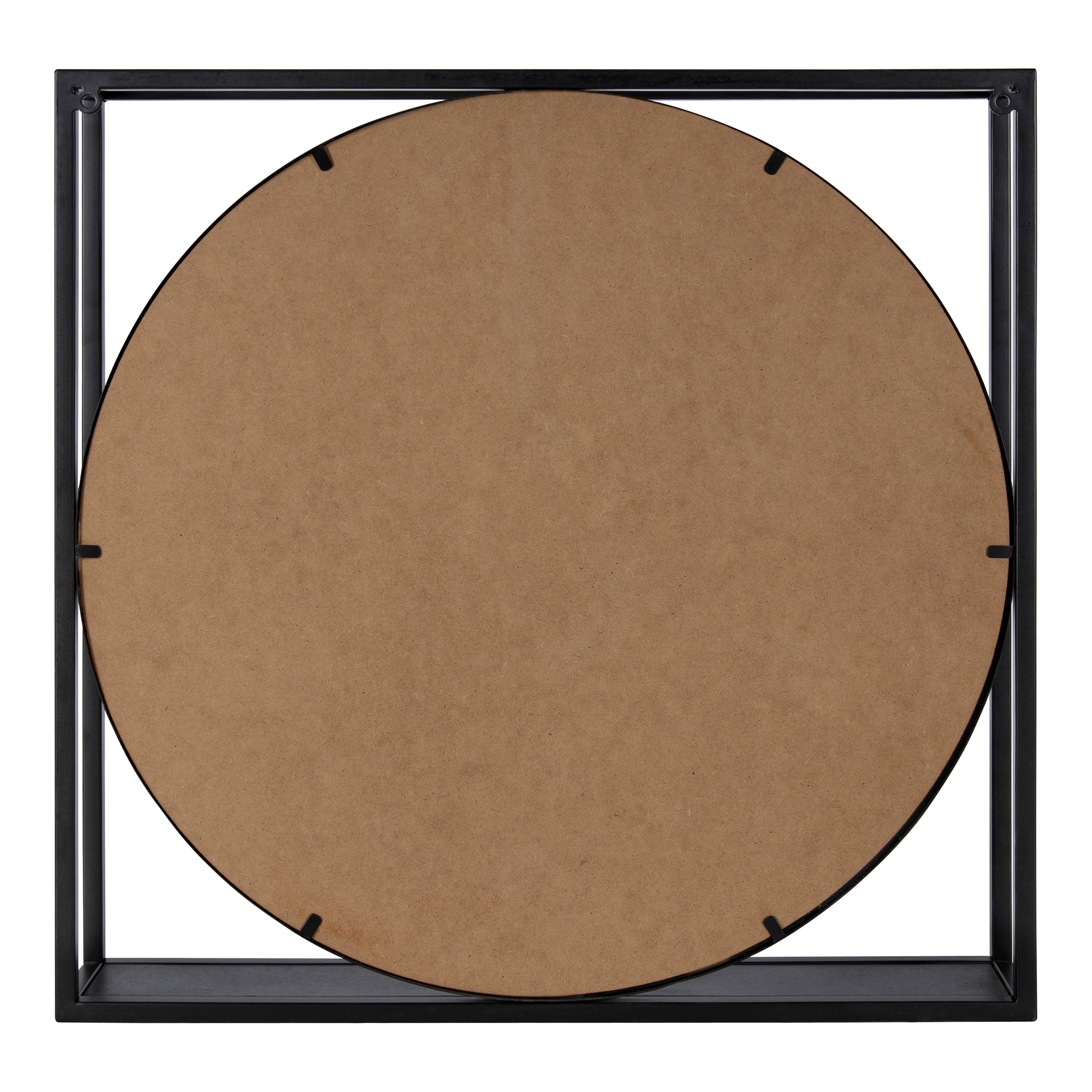 Functional Mirror Black 24x24 6