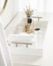 Single Tray White Silver 10x24 8