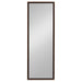 Full Length Mirror Walnut Brown 16x48 2