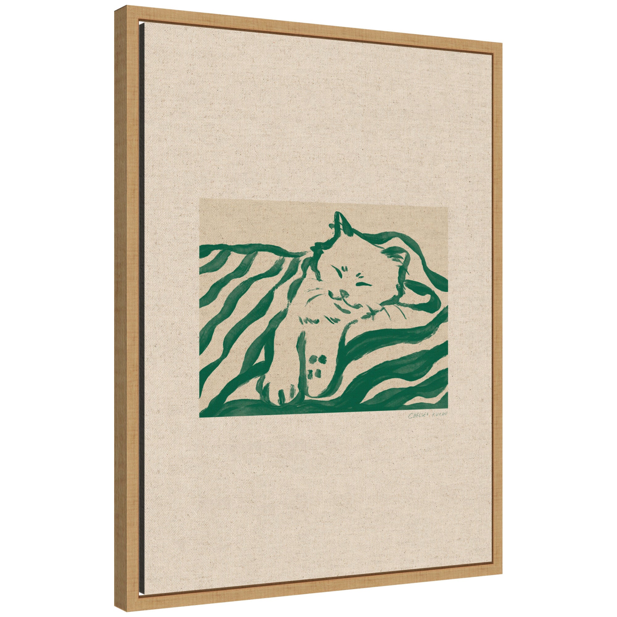 Framed Canvas 18x24 Sylvie Natural 1