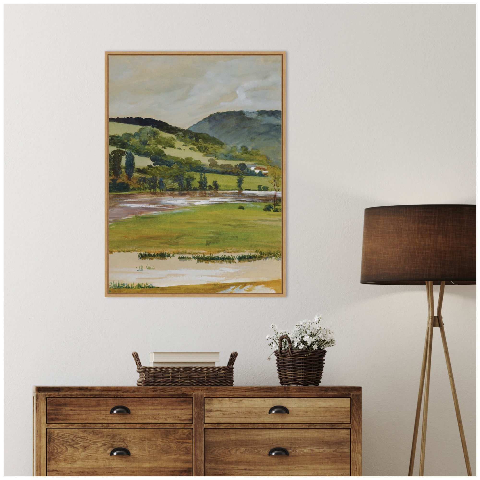Framed Canvas 28x38 Sylvie Natural 5