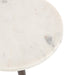 Drink Table White Pewter 10x10x30 3