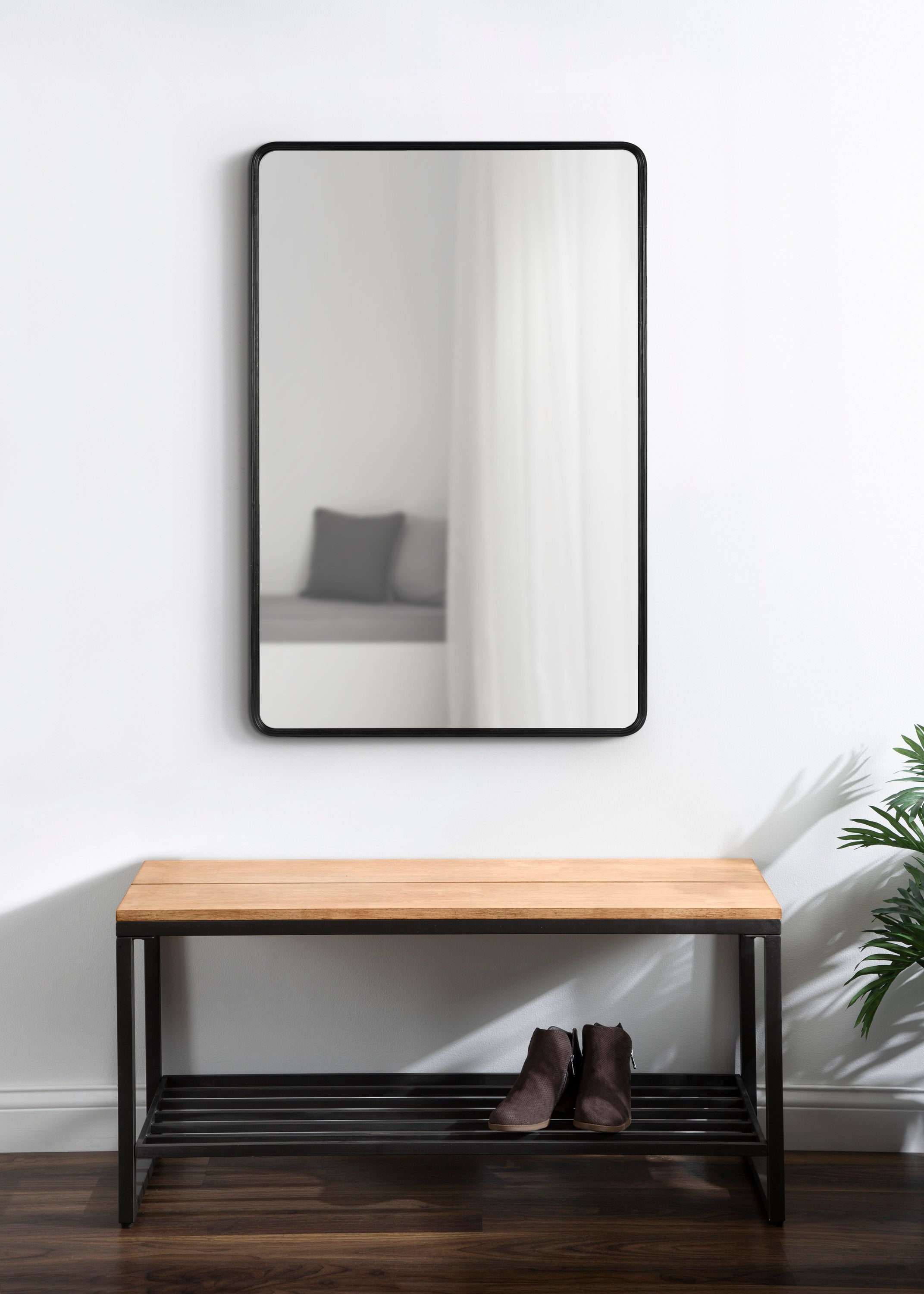 Rectangle Mirror Black 24x36 6