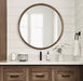 Round Mirror Rustic Brown 30" Diameter 6