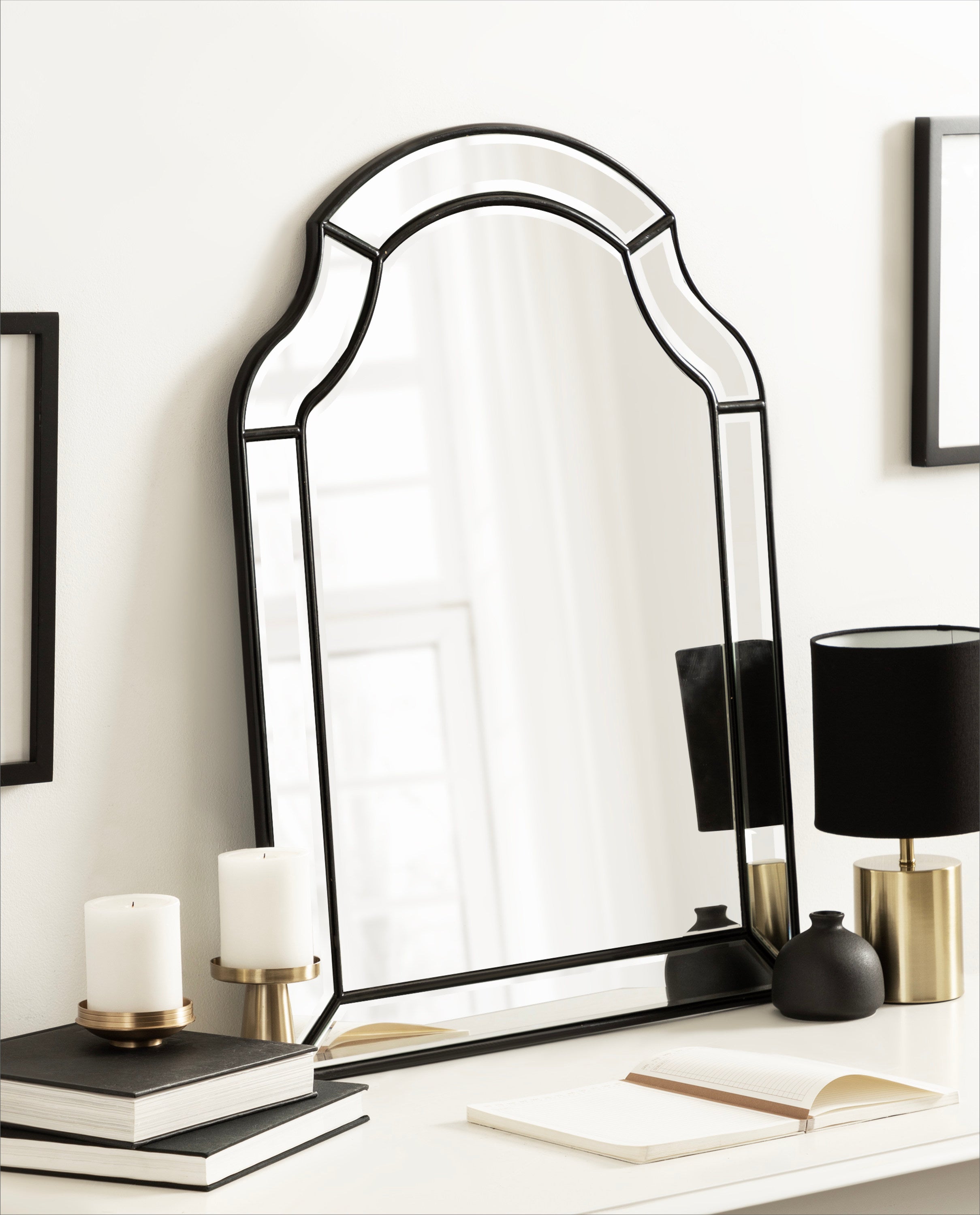 Arch Mirror Black 24x32 7