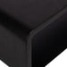 Floating Console Table Black 30x7x7 3