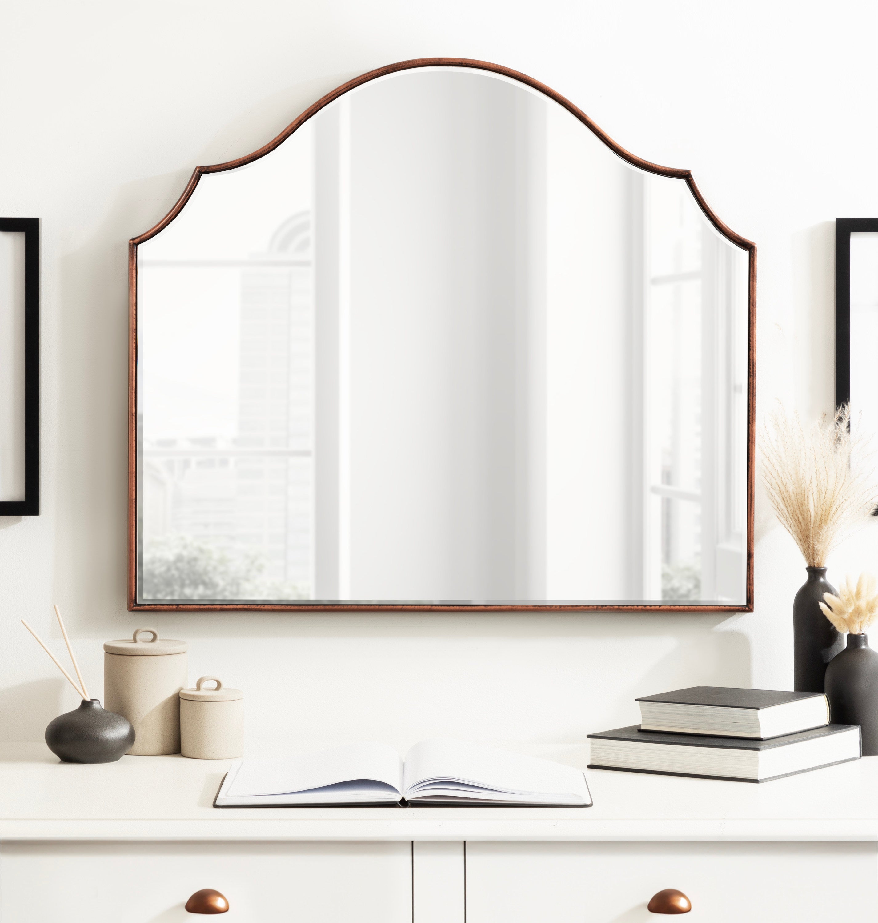 Arch Mirror Bronze 28x32 7
