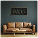 Framed Art 41x18 Belvedere Bronze 7