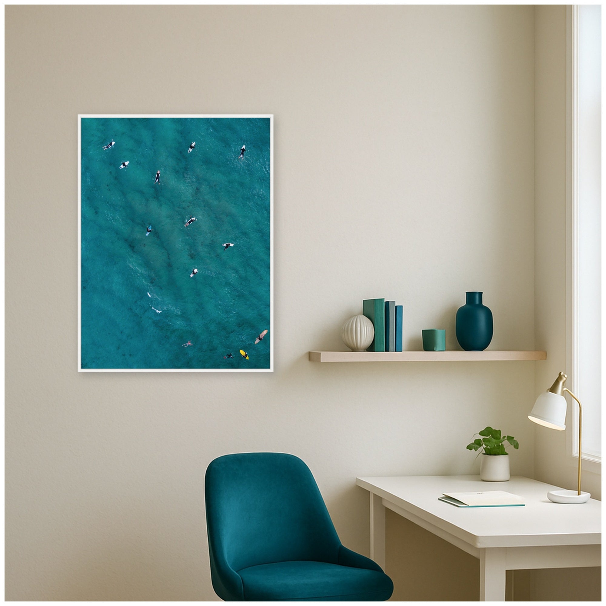 Framed Canvas 32x42 Sylvie White 7