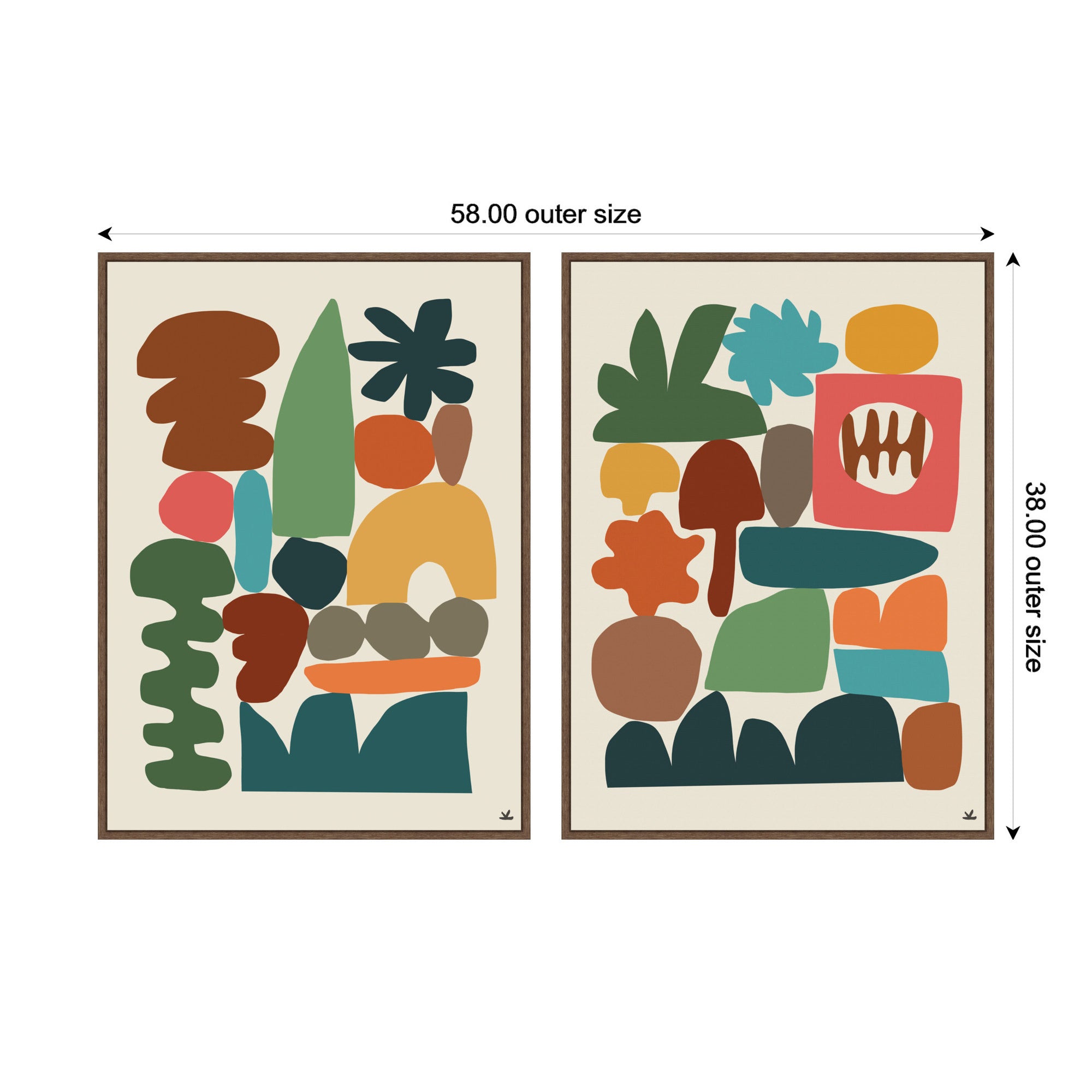 Night Chords 2 Piece Framed Canvas Wall Art Set by Kelly Knaga