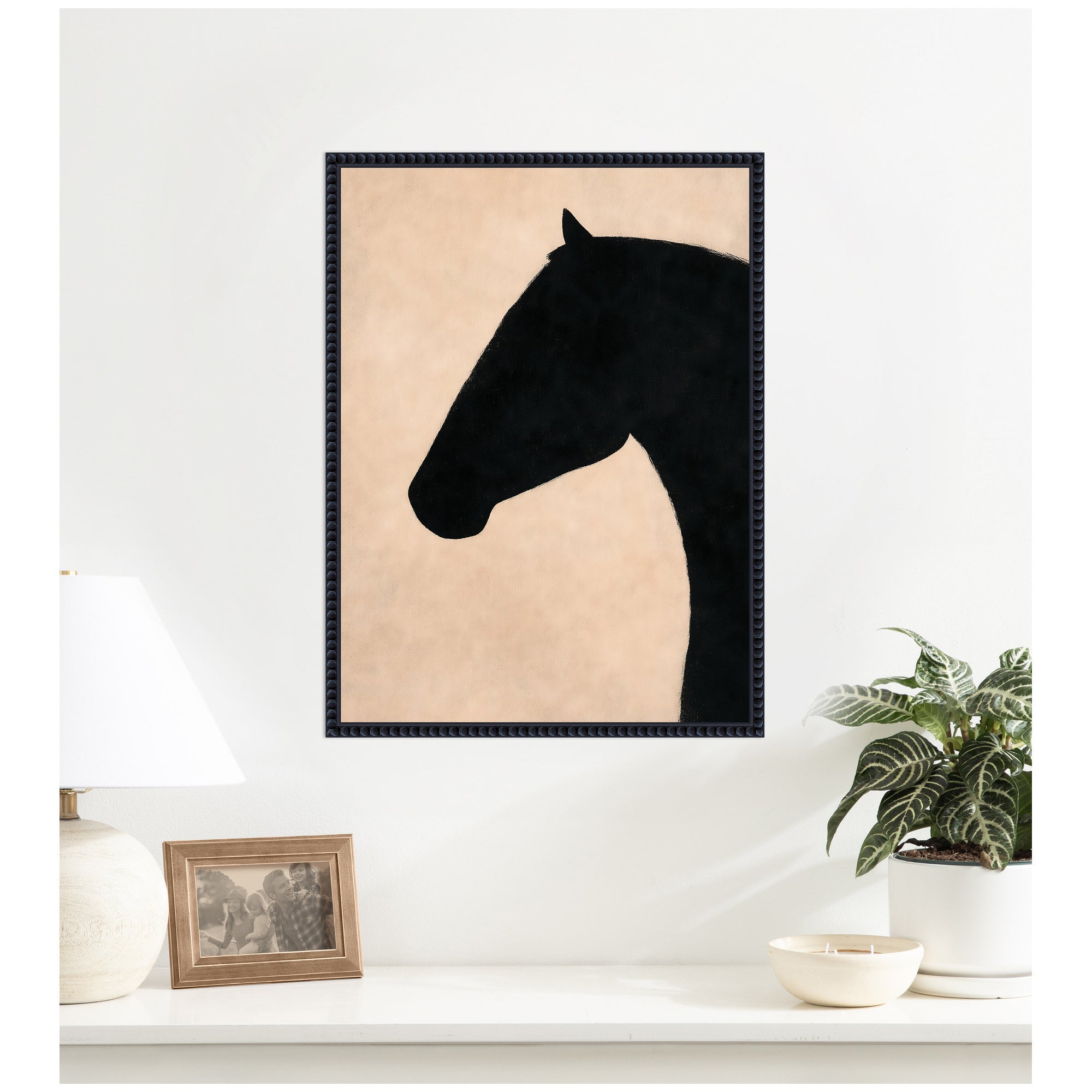 Framed Canvas 18x24 Sylvie Beaded Black 7
