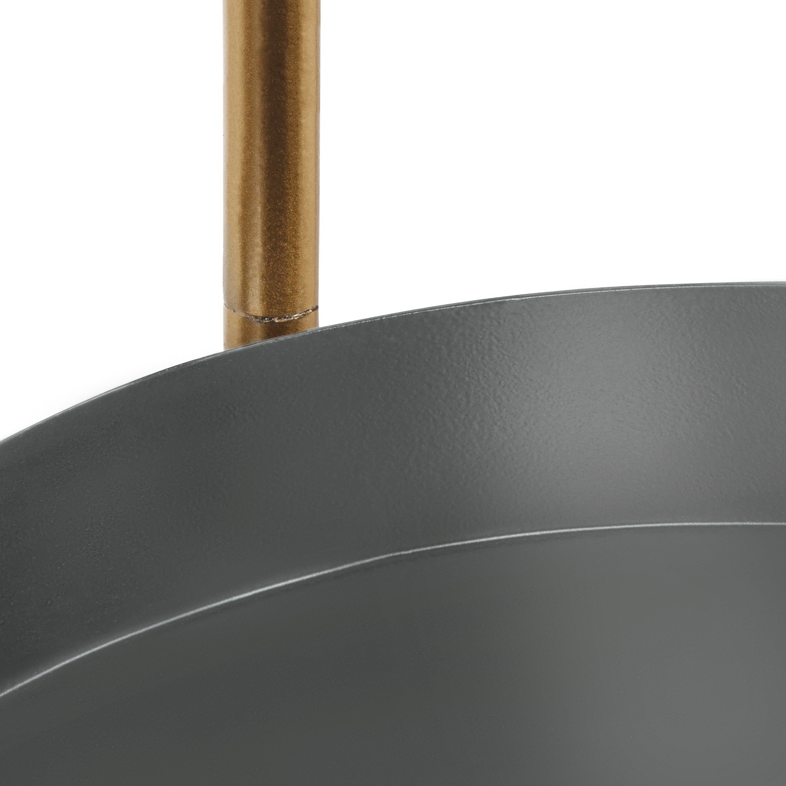 Plant Stand Gold Gray 16x21x30 4