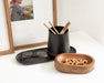 Trinket Storage Black Walnut Brown 3 Piece 8