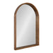 Arch Mirror Rustic Brown 24x36 1