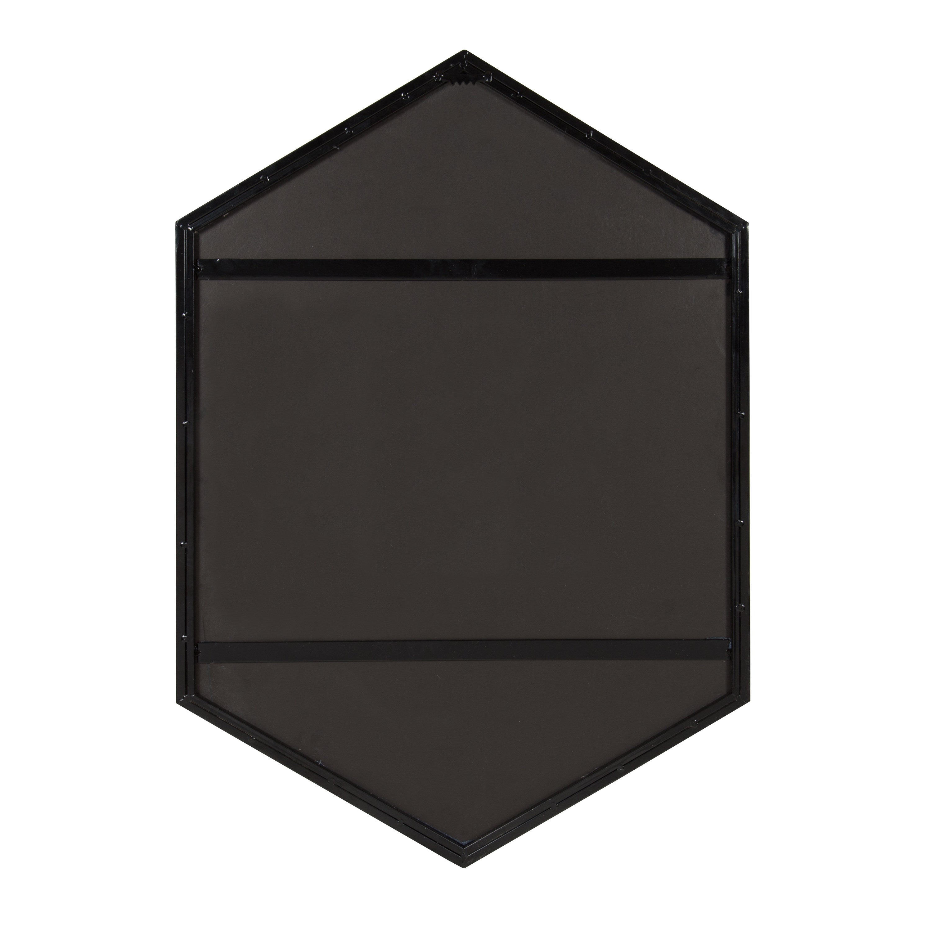 McNeer Hexagon Metal Wall Mirror
