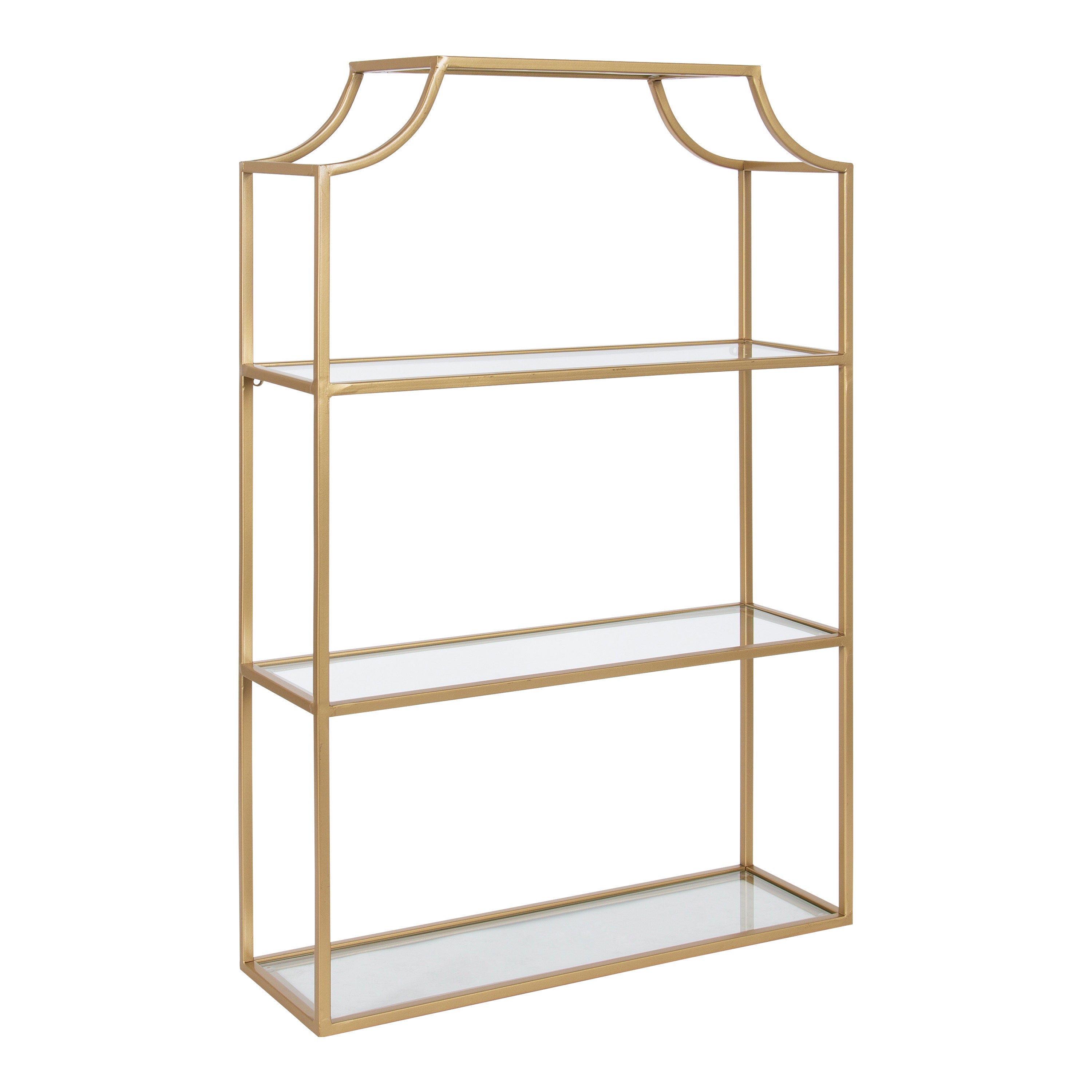 Accent Shelf Gold 21x30 1