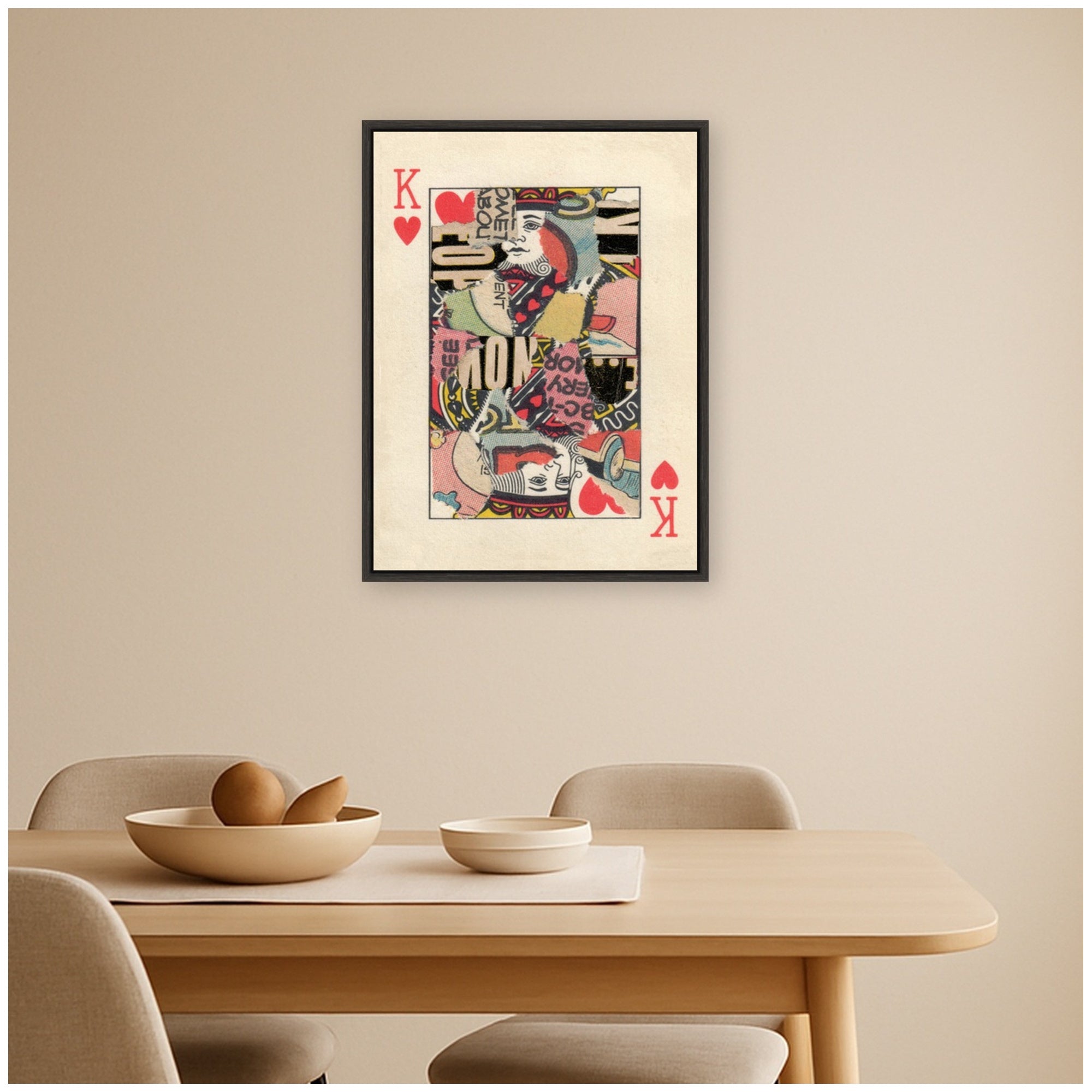 King for Now FC by Felicia Dadak Framed Canvas Wall Art Print