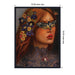 Framed Canvas Sylvie Beaded Black 18x24 2