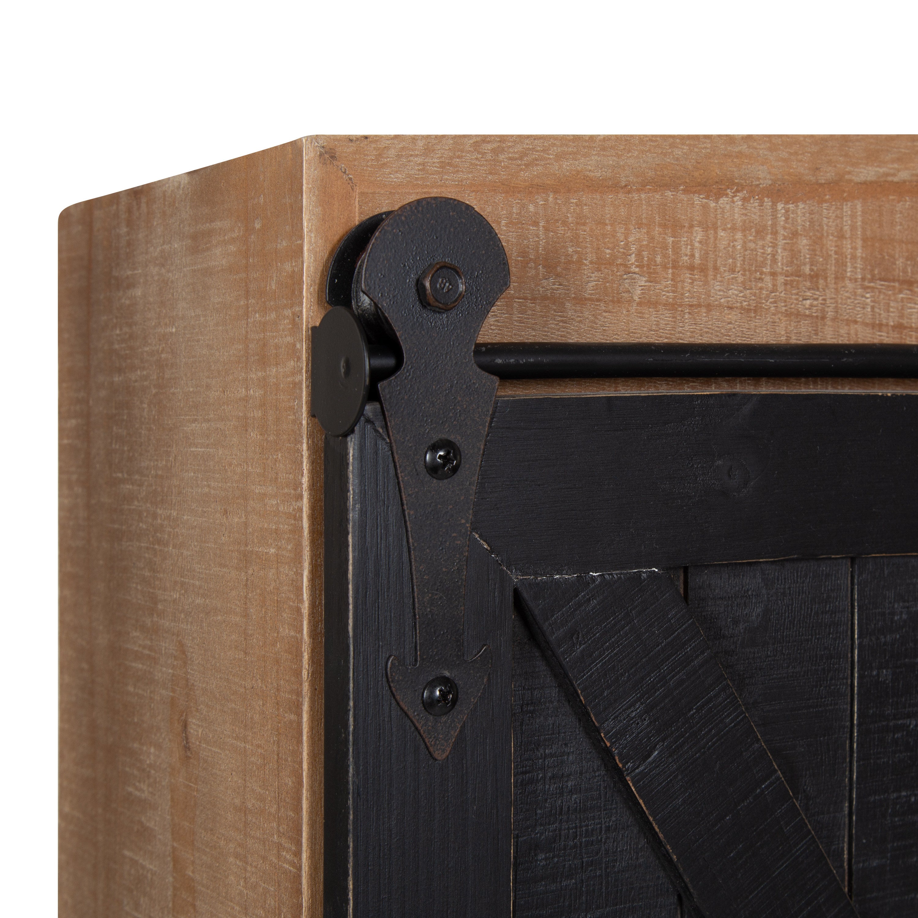 Cabinet Rustic Brown Black 22x28 5
