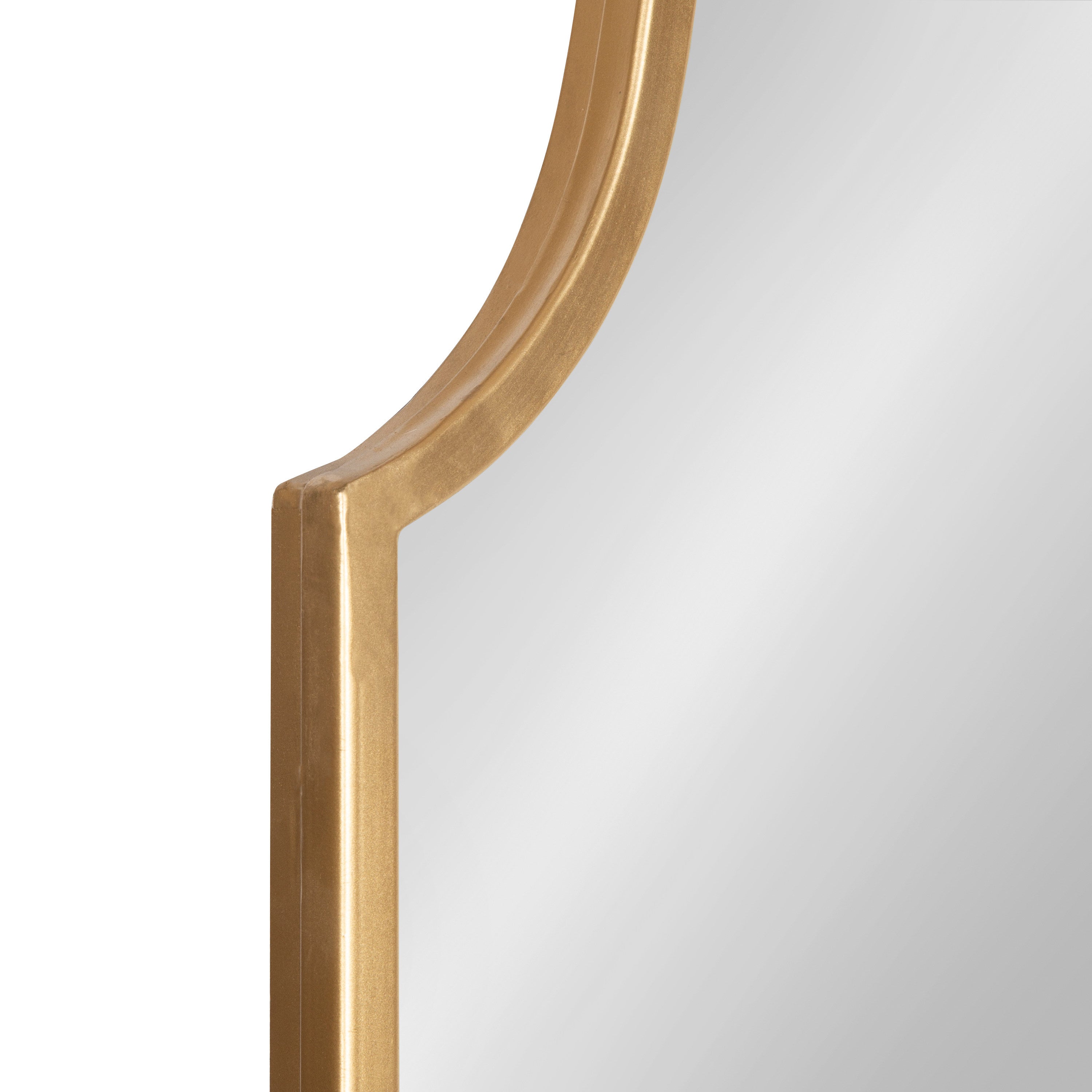 Scallop Mirror Gold 23x37 6