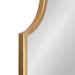 Scallop Mirror Gold 23x37 6