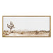 Framed Canvas Sylvie Bright Gold 18x40 2