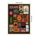 Framed Canvas 28x38 Sylvie Dark Gold 2
