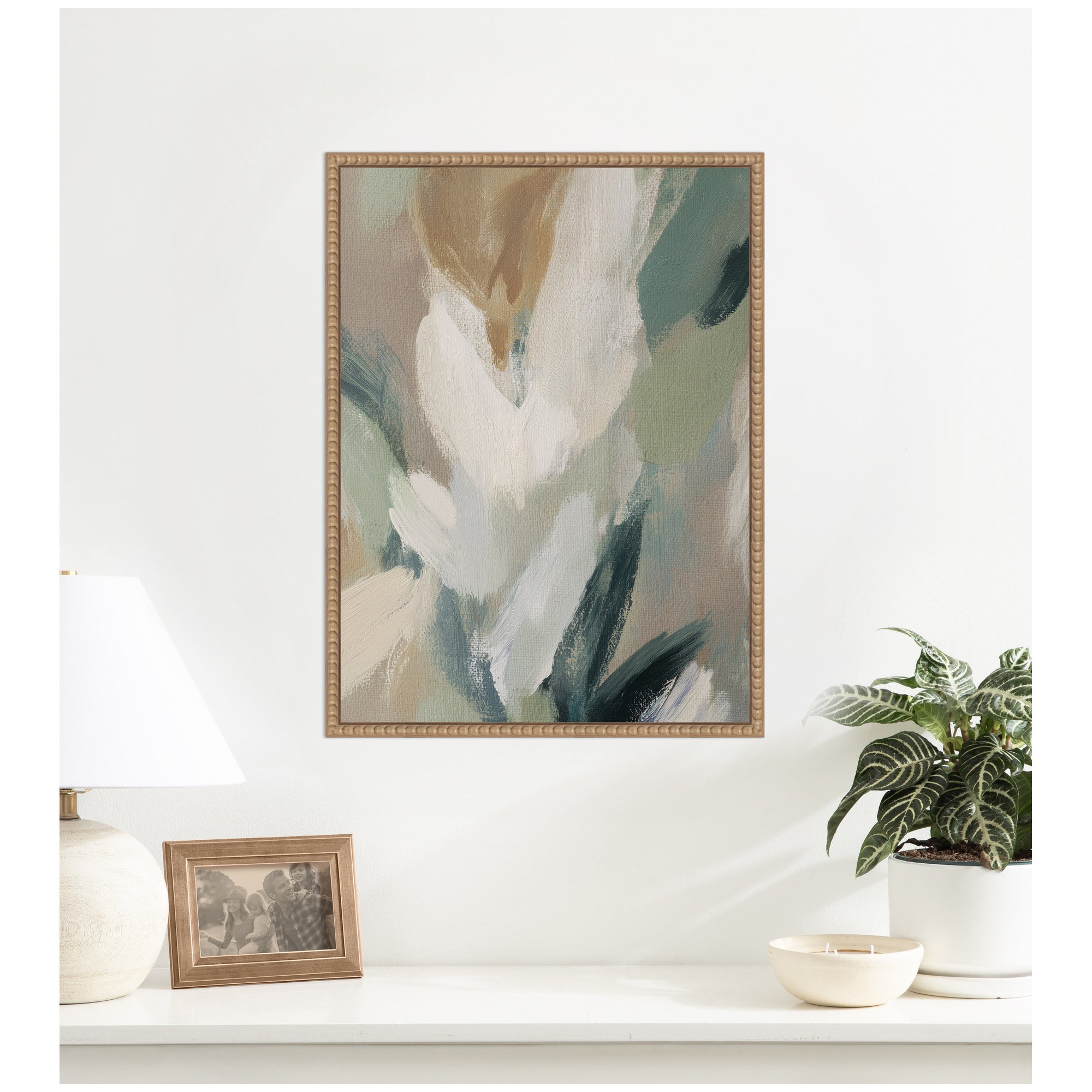 Plant Form No. 1 by Amy Lighthall Framed Canvas Wall Art Print