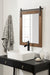 Rectangle Mirror Walnut Brown 24x30 7