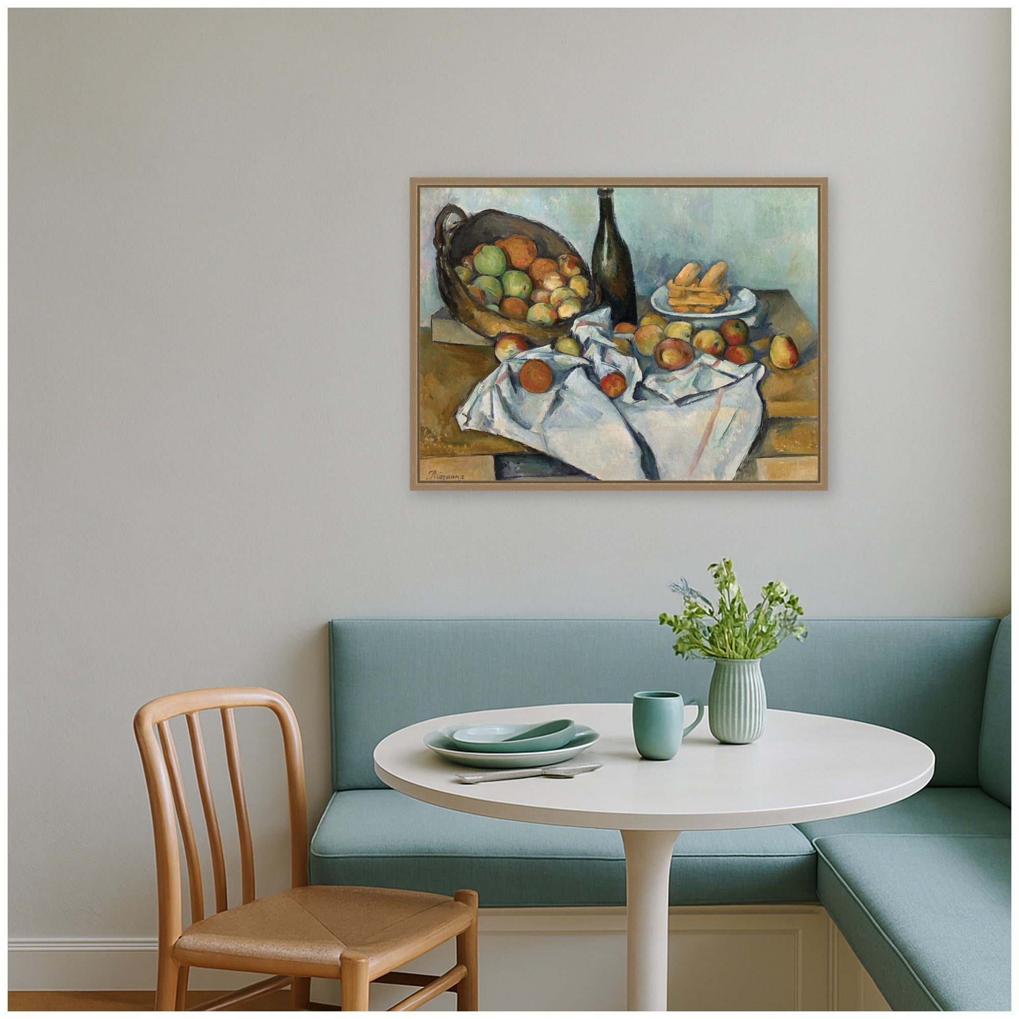 Framed Canvas 24x18 Sylvie Dark Gold 5