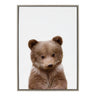 Sylvie Baby Bear Framed Canvas by Amy Peterson