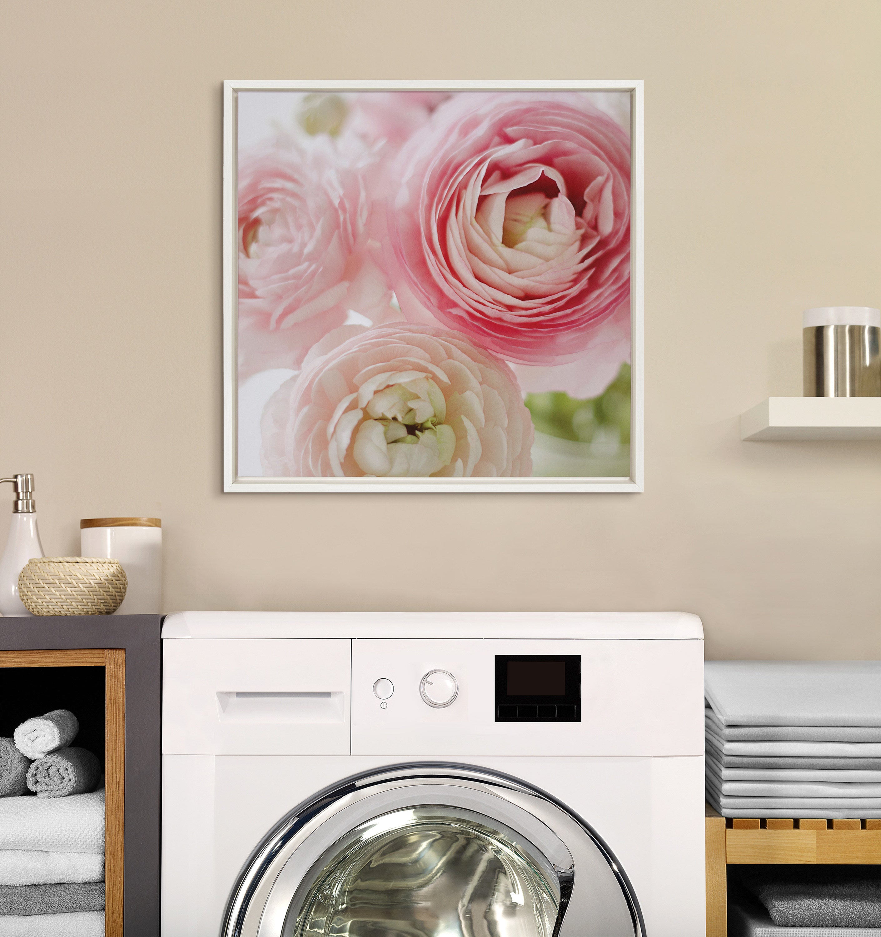 Sylvie Pink Dreams Framed Canvas by Kristy Campbell