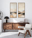 Framed Canvas Sylvie Dark Gold 18x40 5