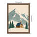 Framed Canvas Sylvie Walnut 10x13 2