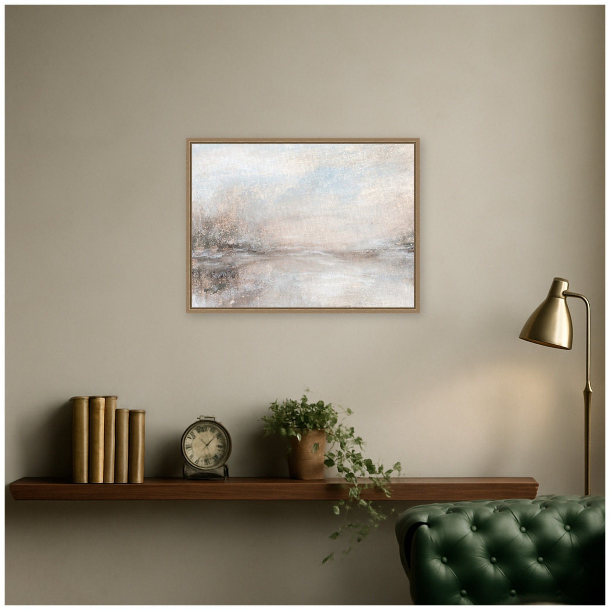 Framed Canvas 24x18 Sylvie Dark Gold 5